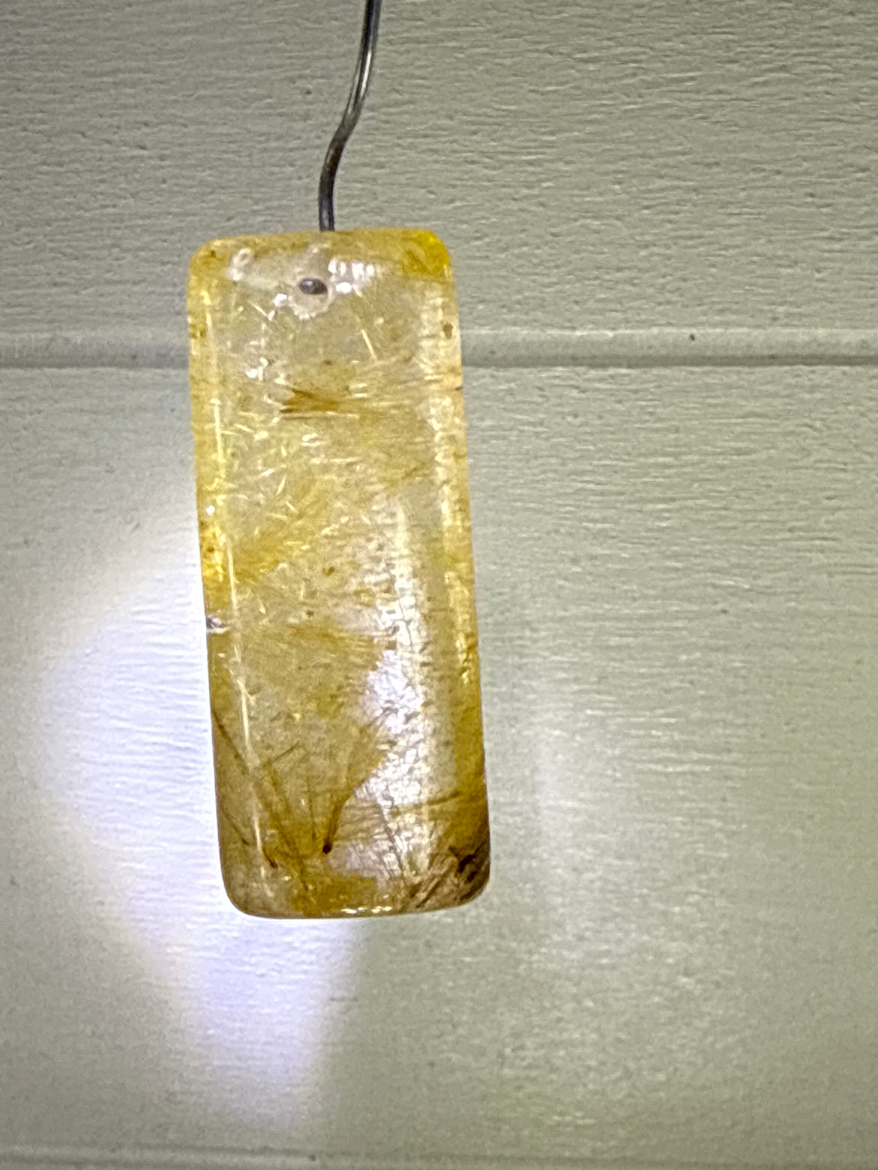 Gold Rutile Pendant