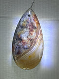 Crazy Lace Agate Pendant