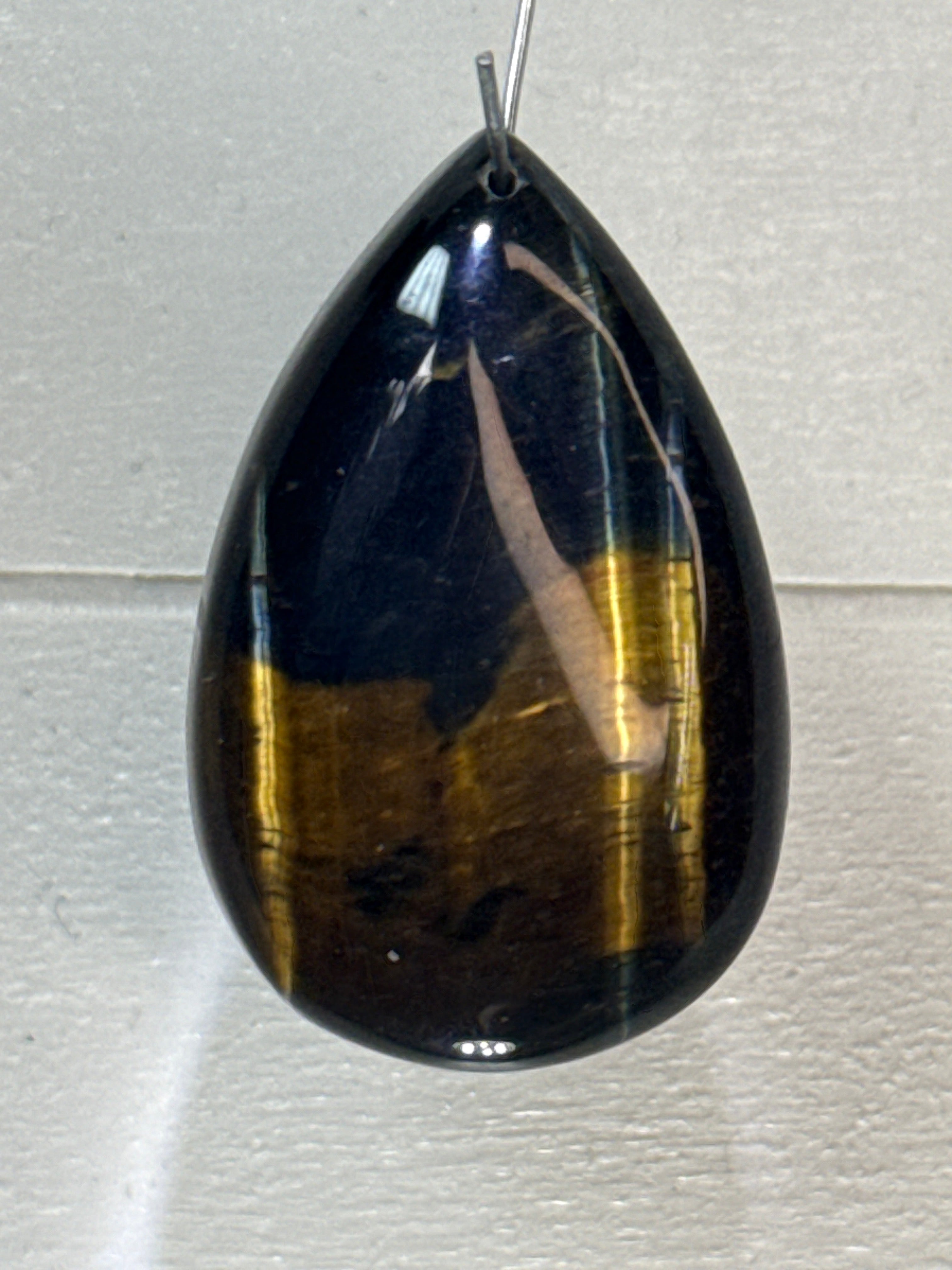 Blue and Gold Tigers Eye Pendant