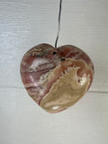 Rhodochrosite Heart Pendant
