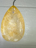 Gold Rutile Pendant