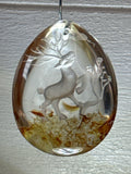 Carved Stag Pendant