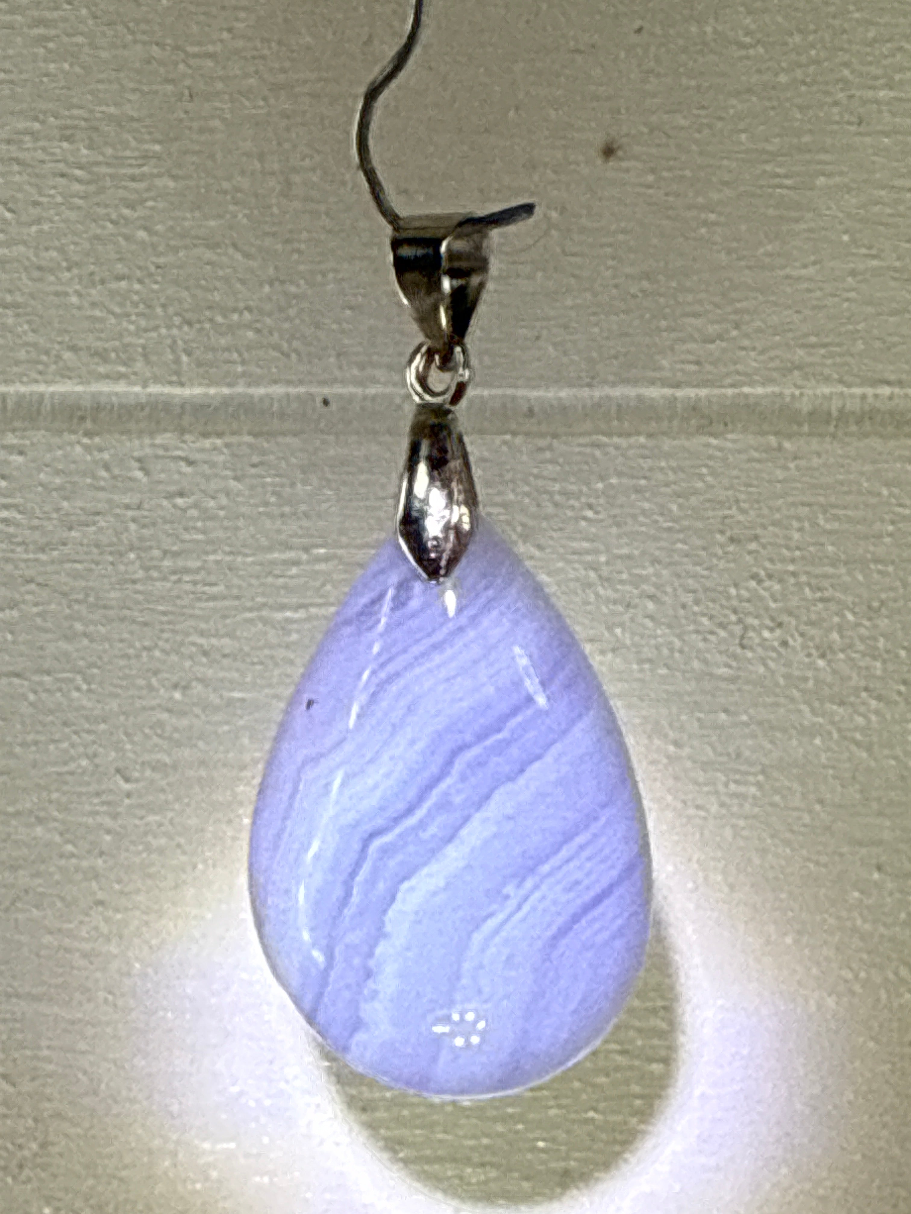 Blue Lace Agate Pendant