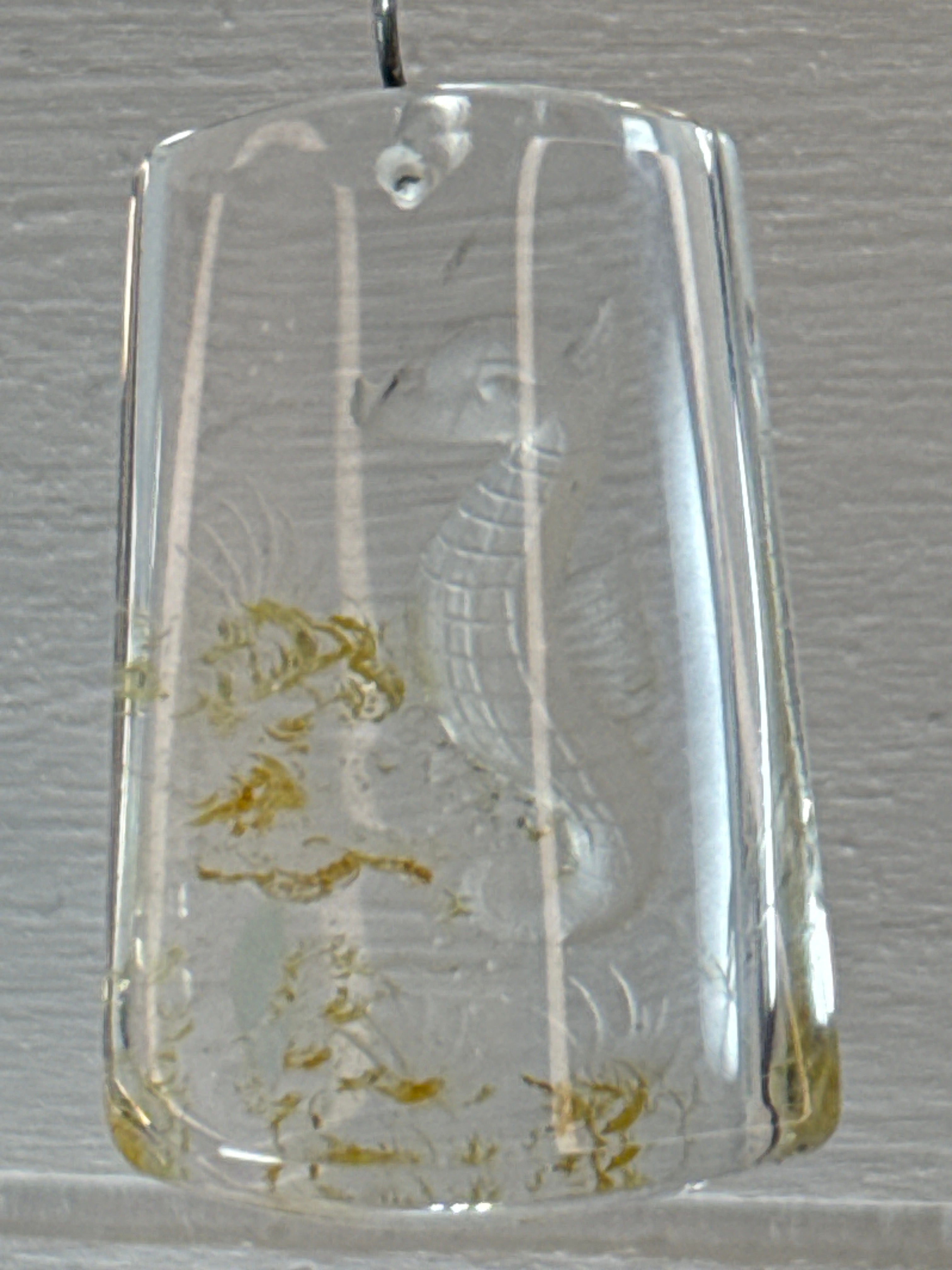 Carved Seahorse Pendant