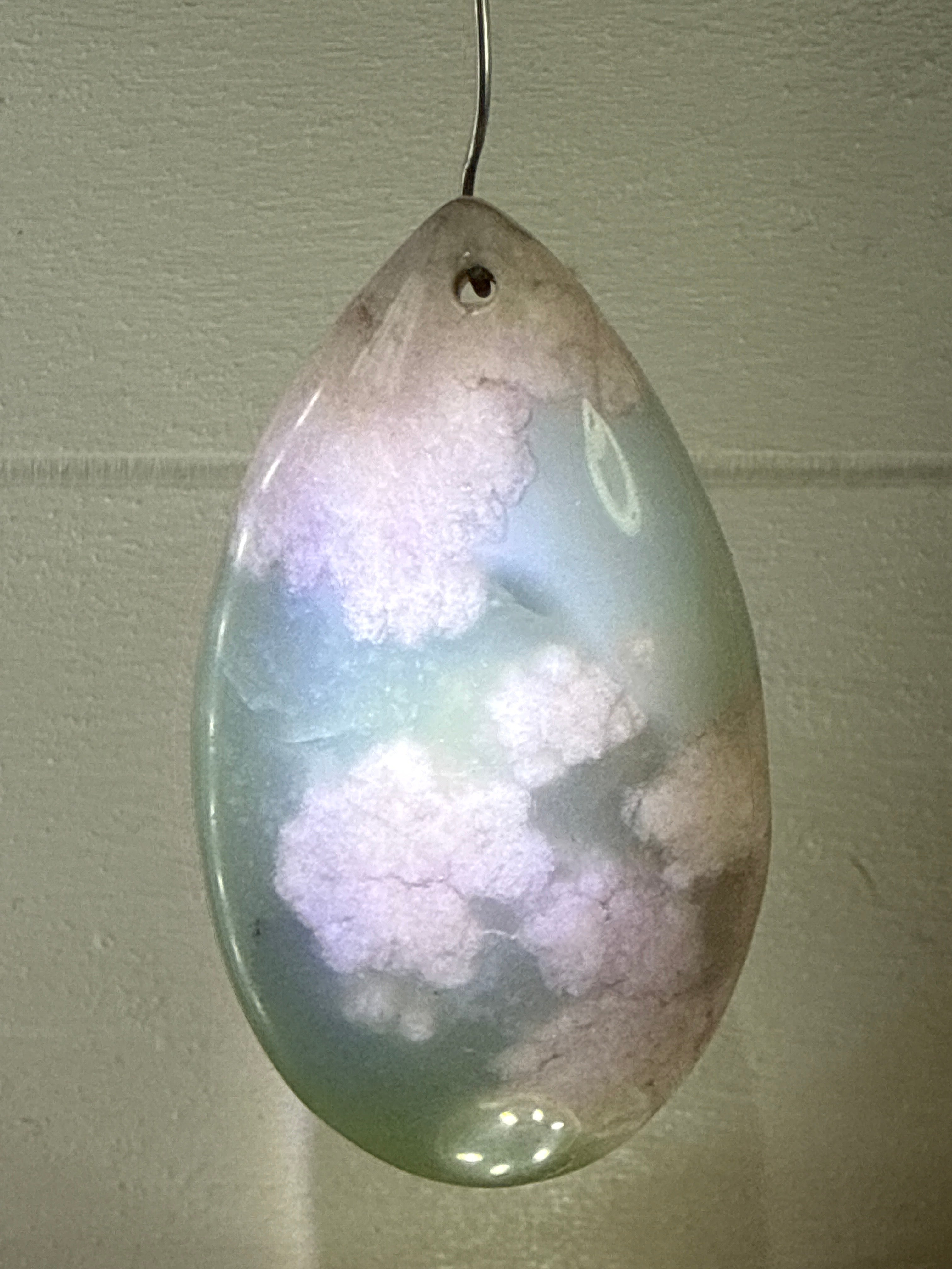 Flower Agate Pendant