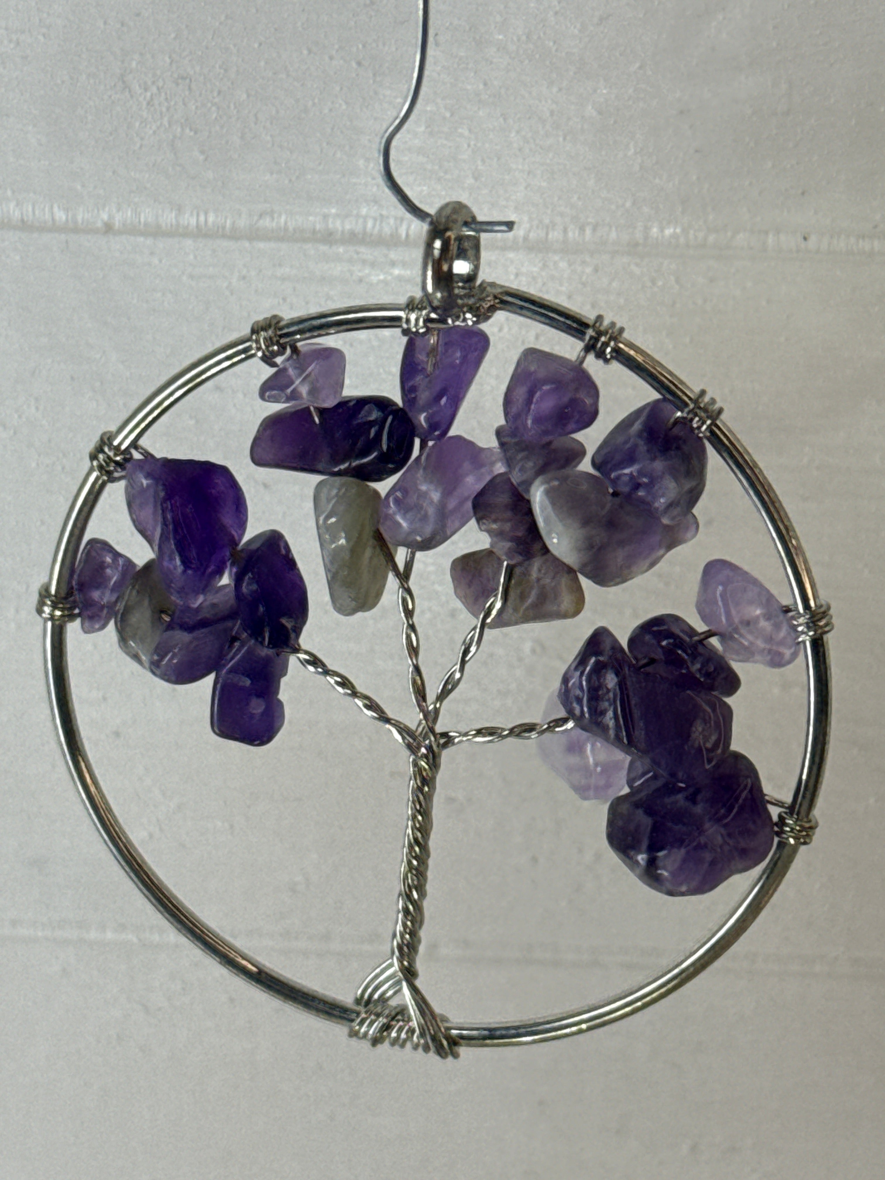 Amethyst Tree of Life Pendant
