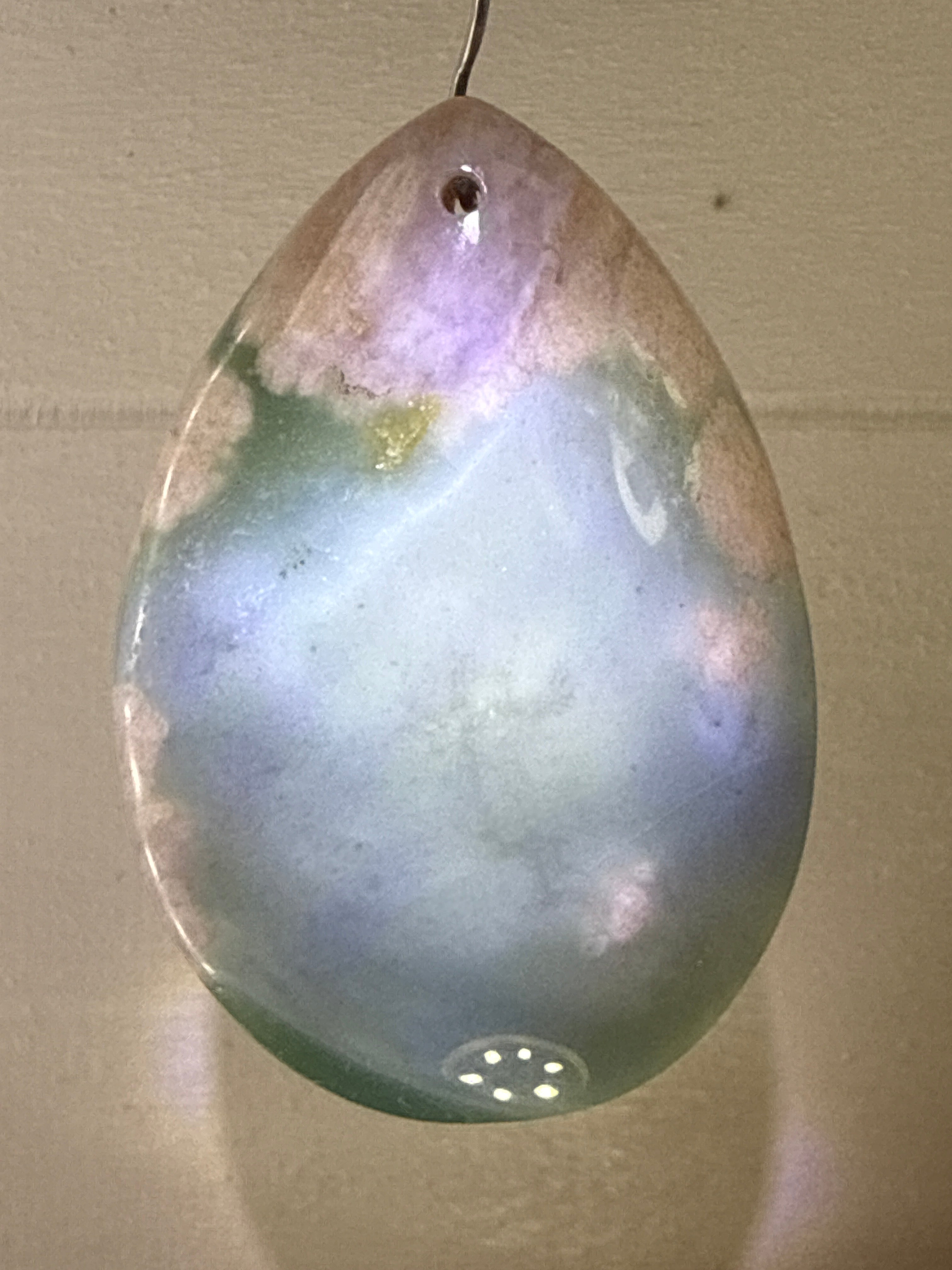 Flower Agate Pendant