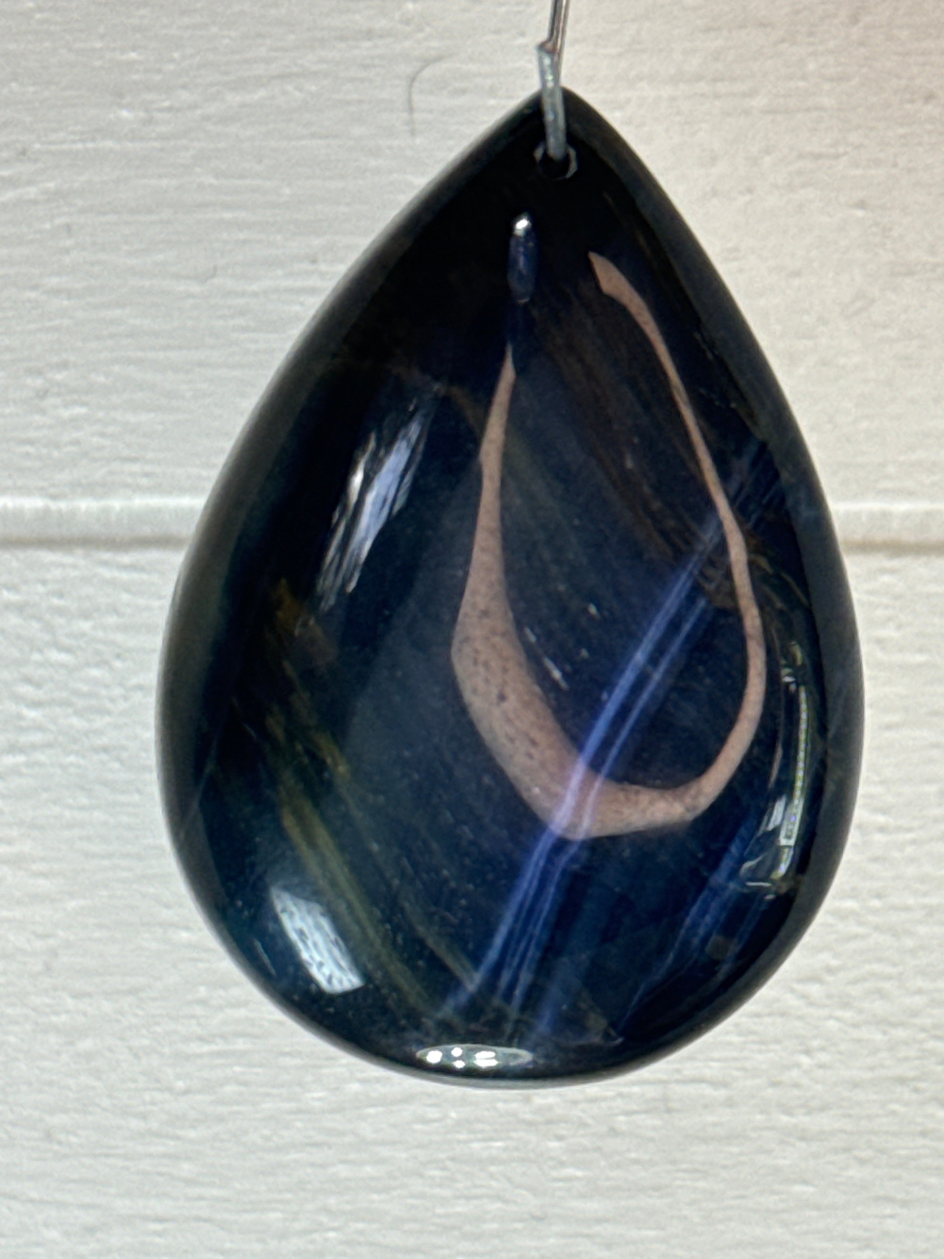 Blue and Gold Tigers Eye Pendant