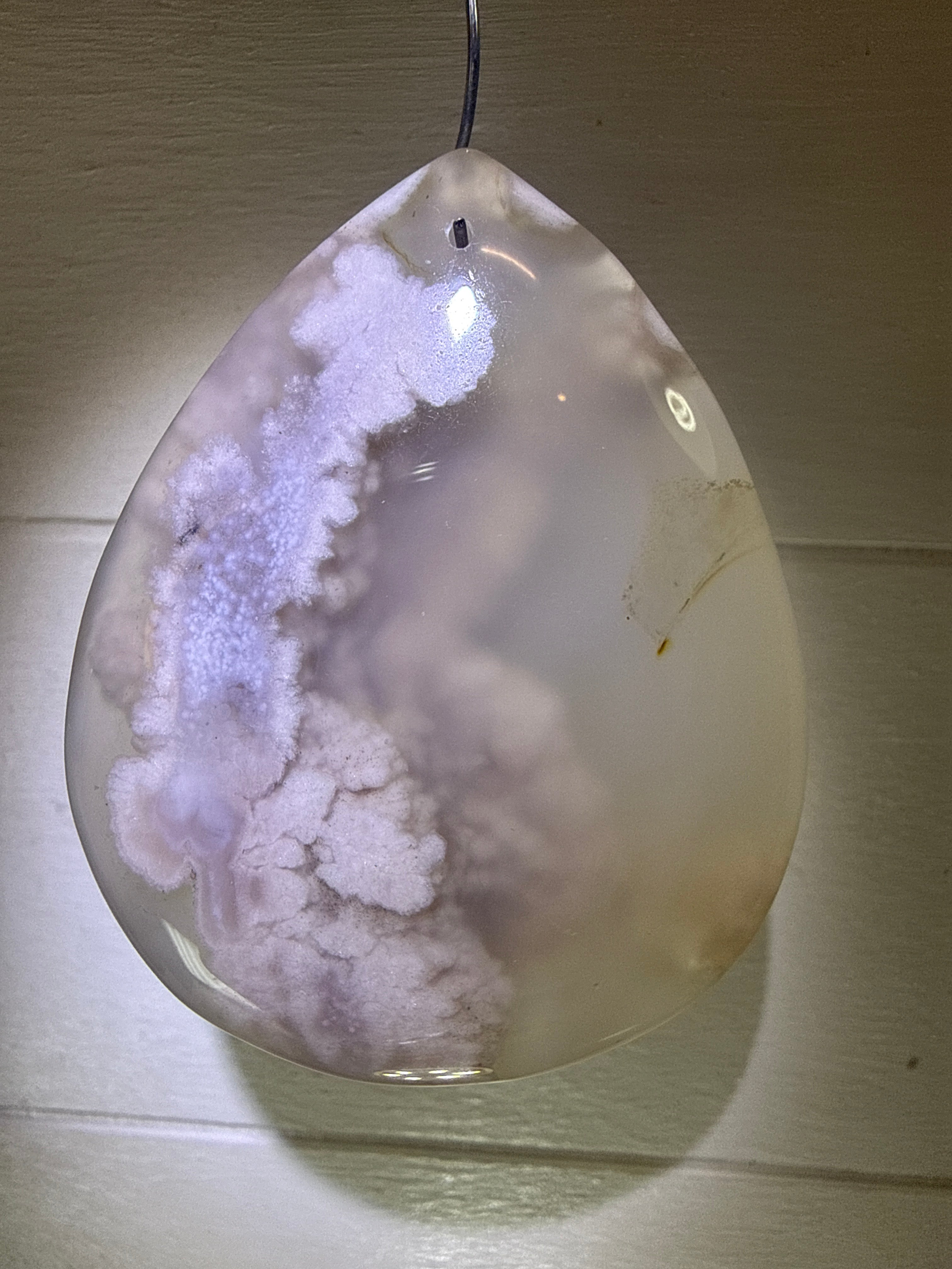 Flower Agate Pendant