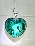 Malachite Heart Pendant