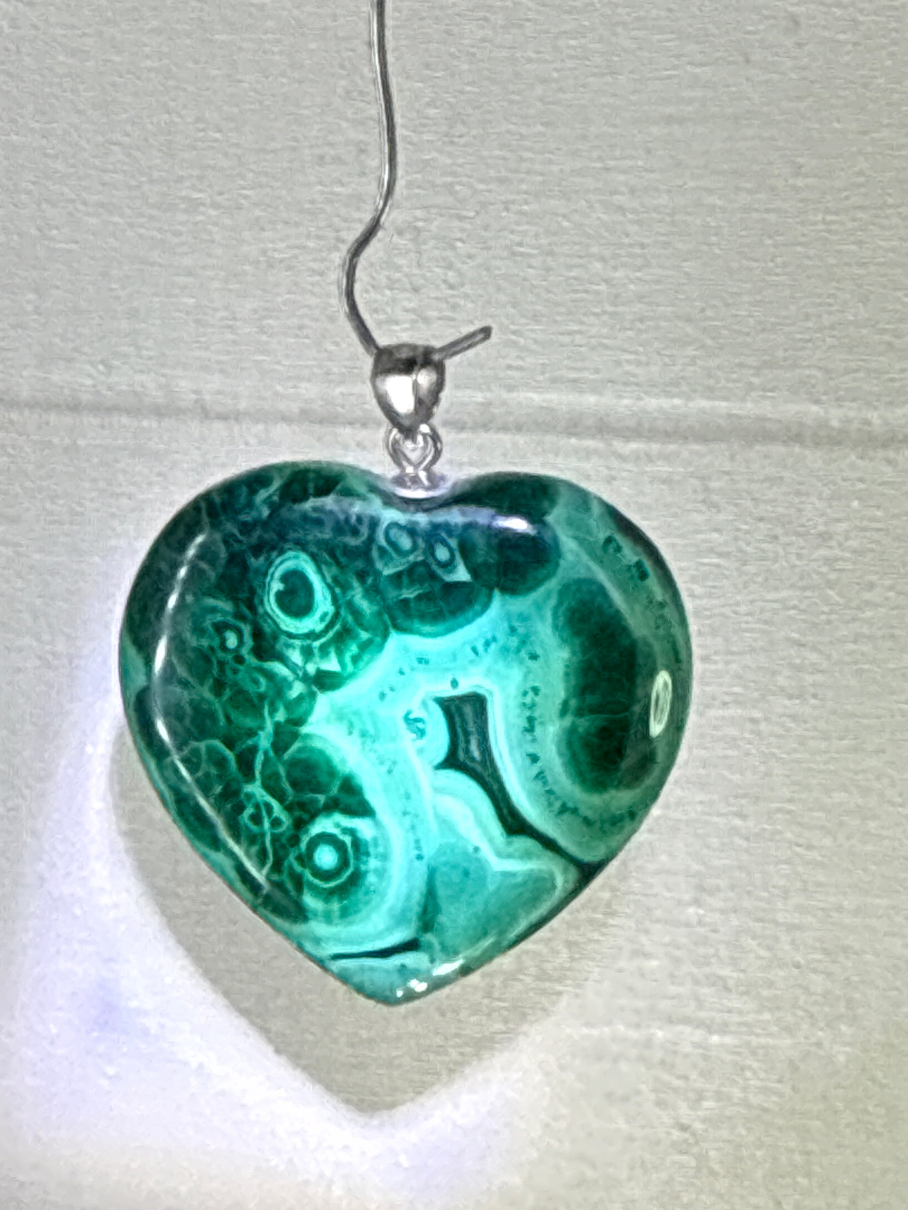 Malachite Heart Pendant
