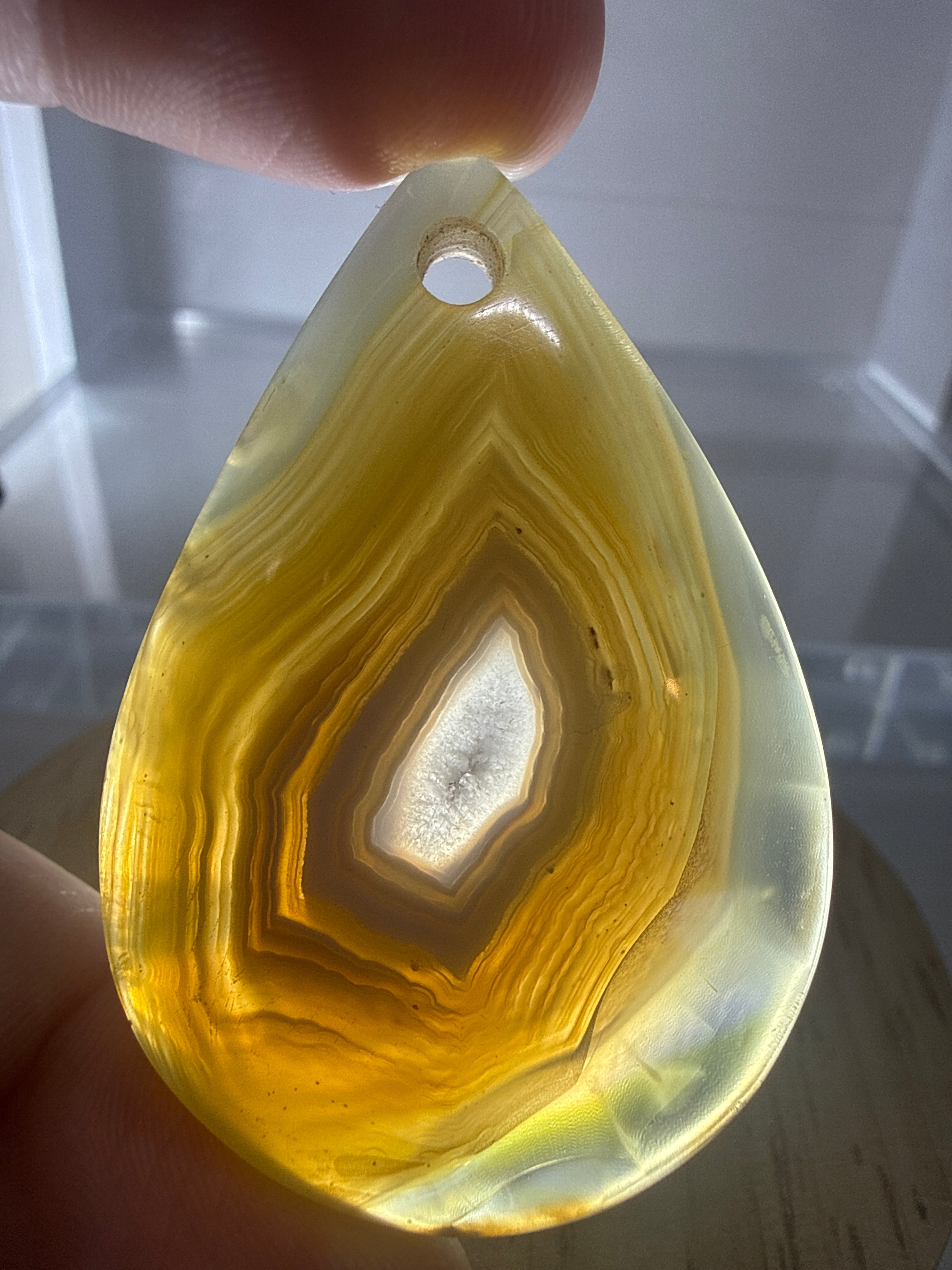Orca Agate Pendant