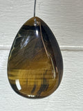 Blue and Gold Tigers Eye Pendant