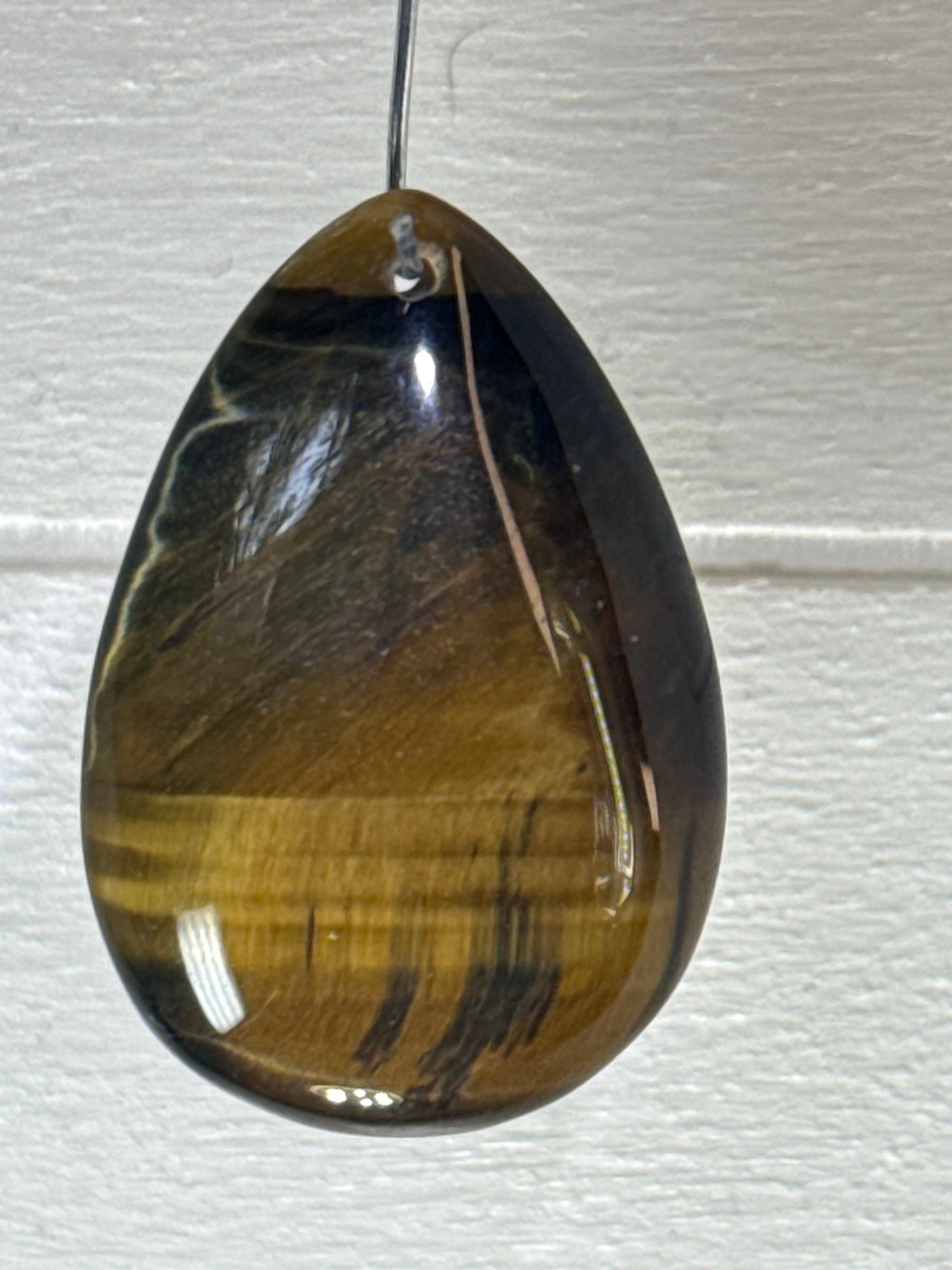 Blue and Gold Tigers Eye Pendant