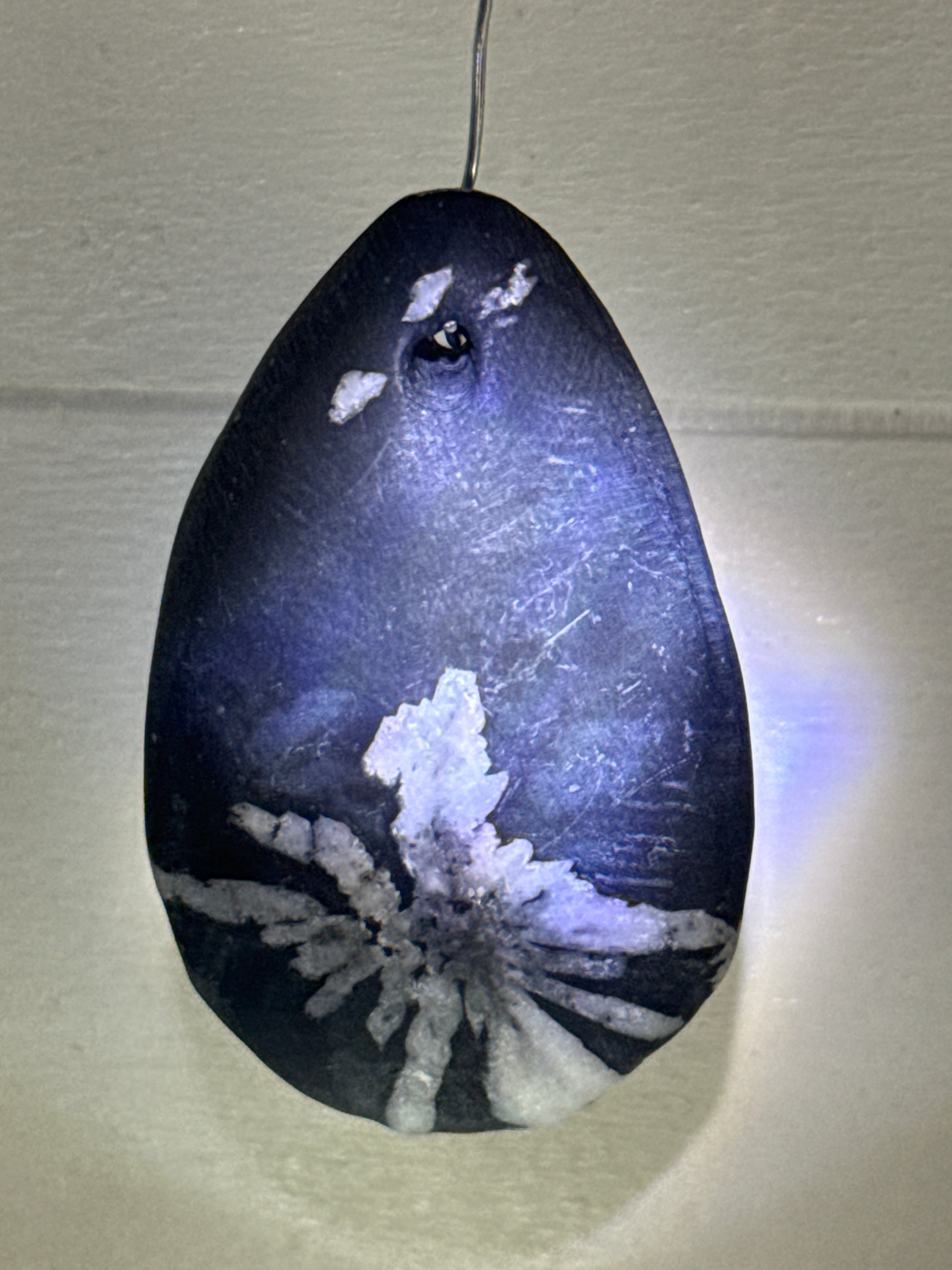 Chrysanthemum Stone Pendant