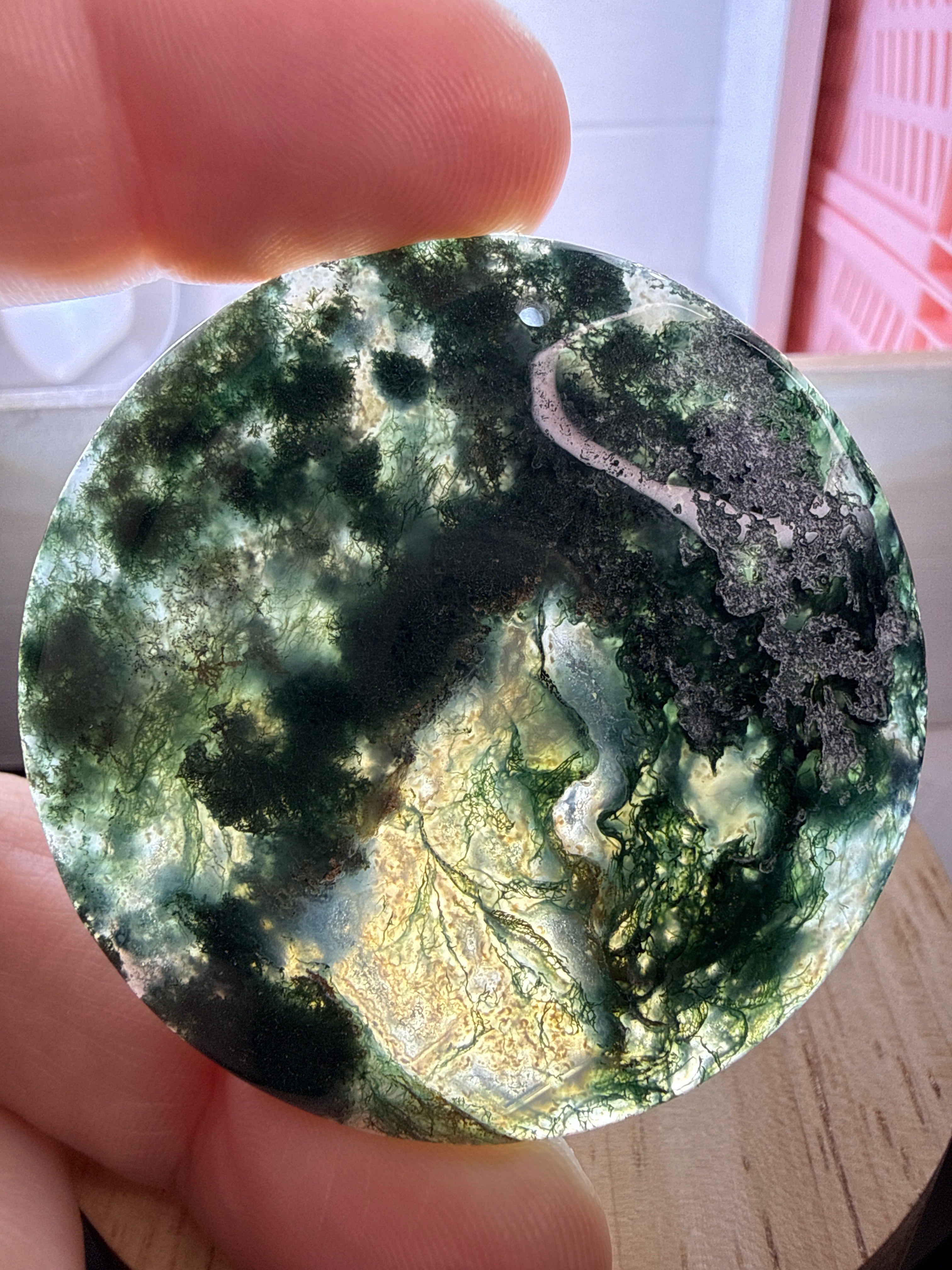 Moss Agate Pendant