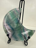 Fluorite Moon Carving