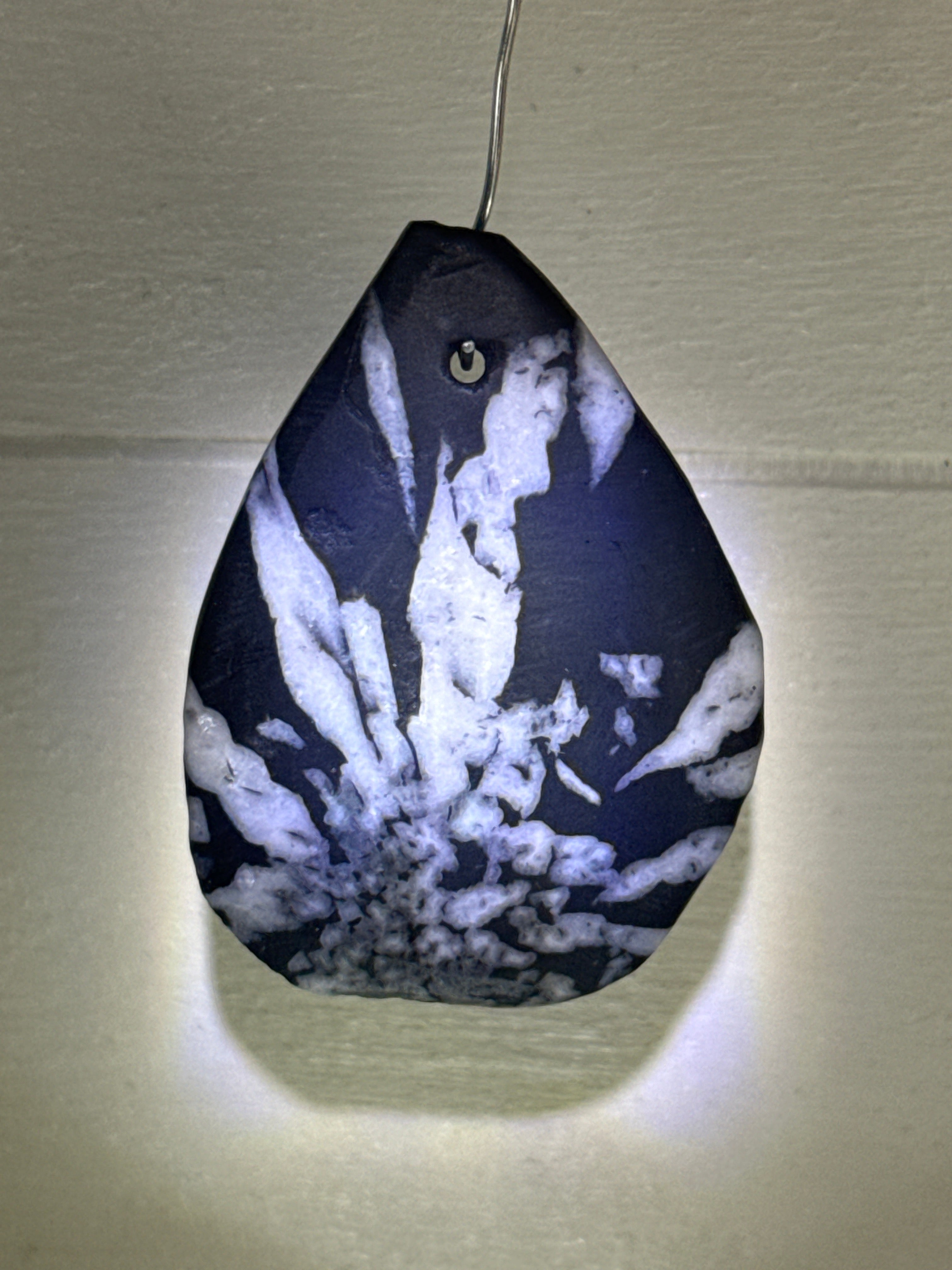 Chrysanthemum Stone Pendant