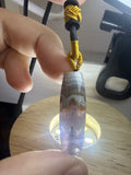 Amethyst with Mexican Lace Agate Pendant