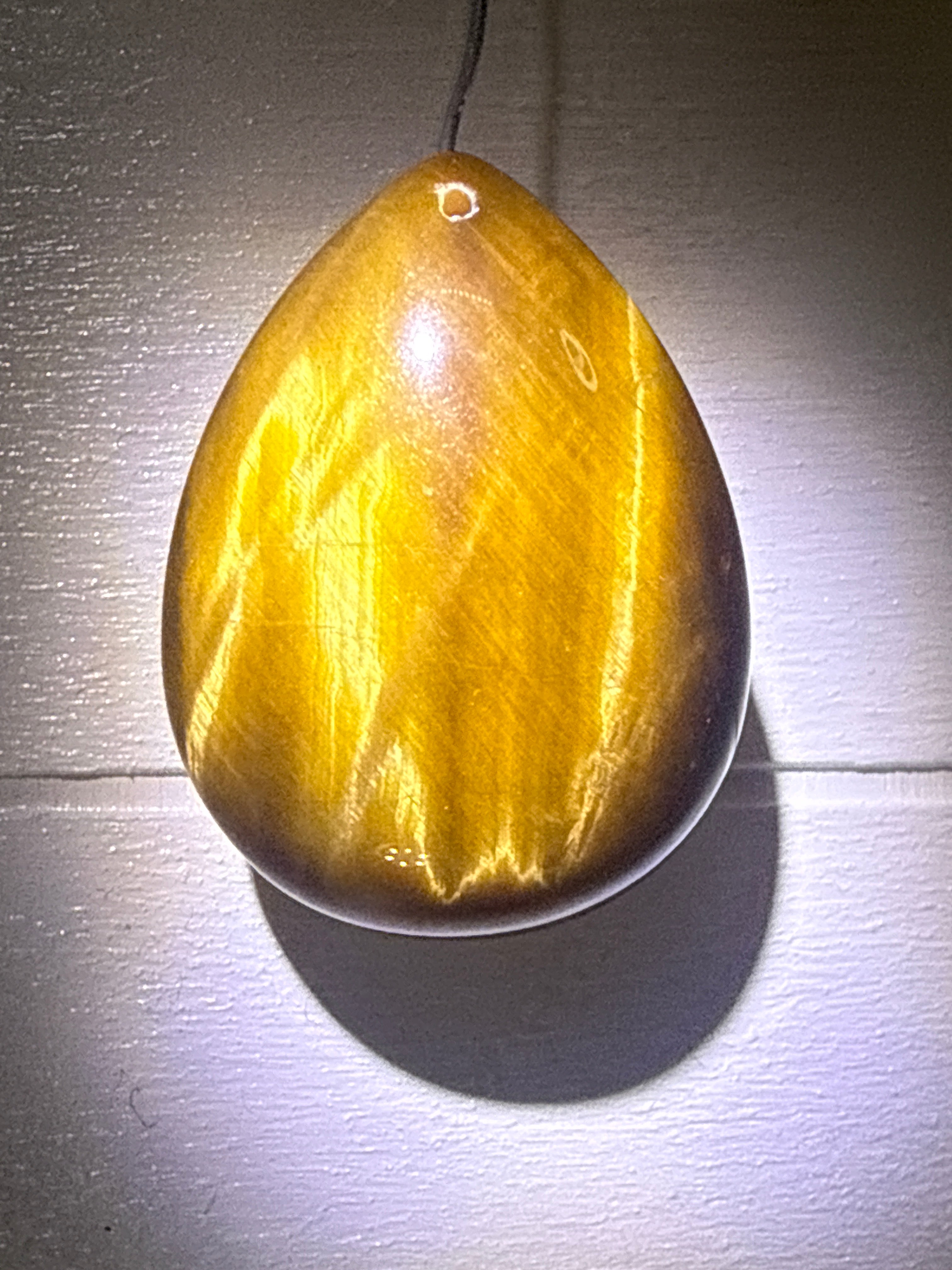 Gold Tigers Eye Pendant