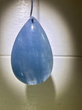 Aquamarine Teardrop Pendant