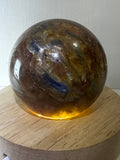 Sunstone with Kyanite Sphere
