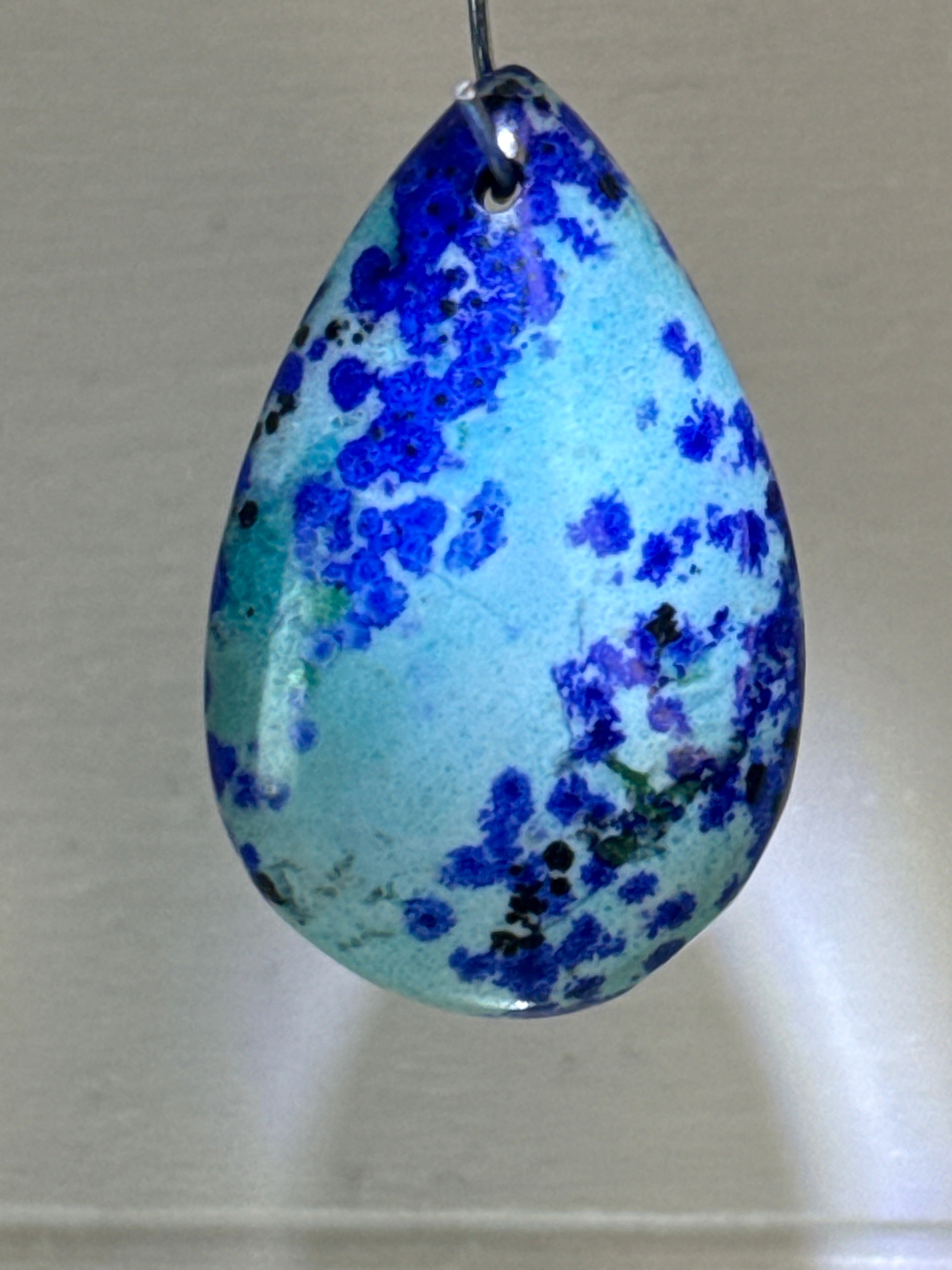 Azurite and Chrysocolla Pendant