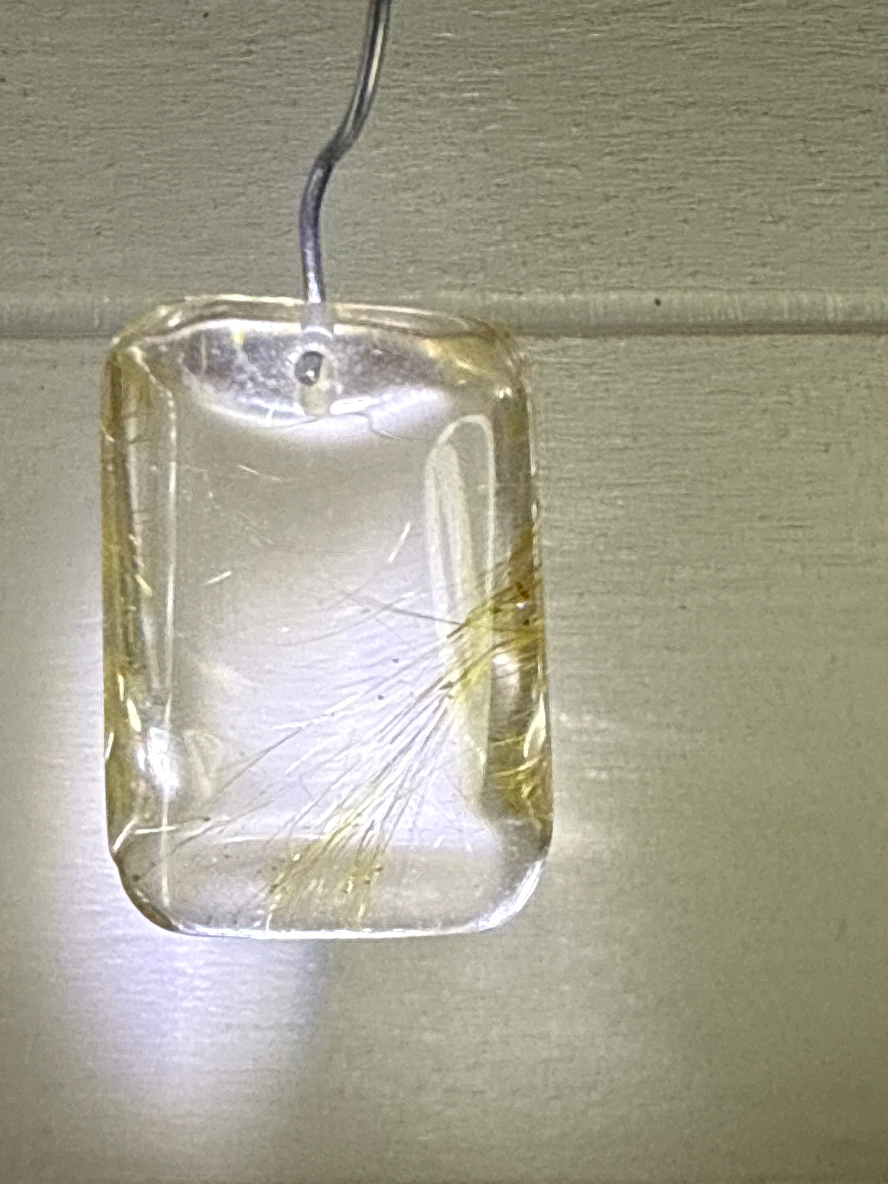 Gold Rutile Pendant