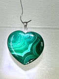 Malachite Heart Pendant