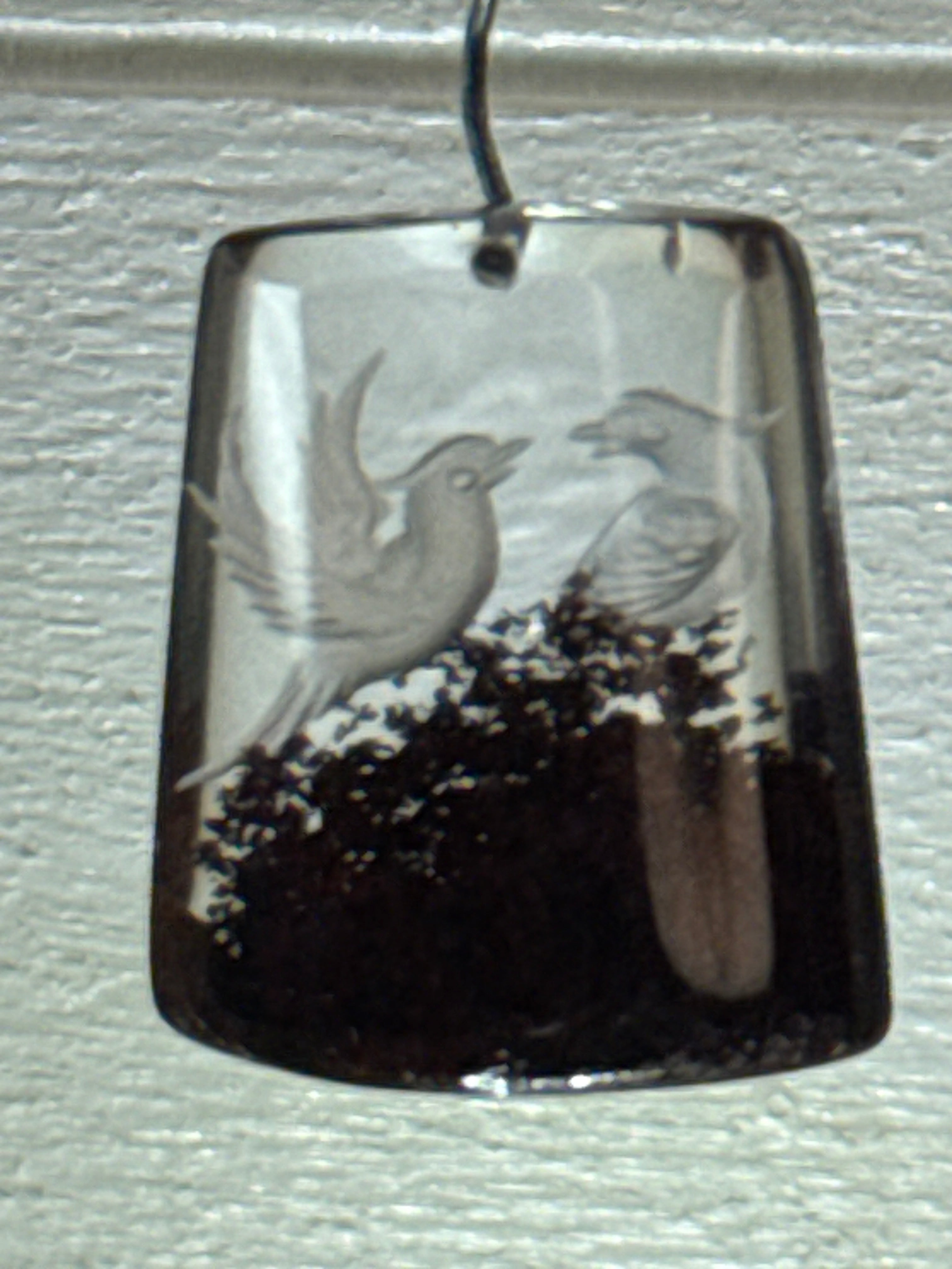 Carved Birds Pendant