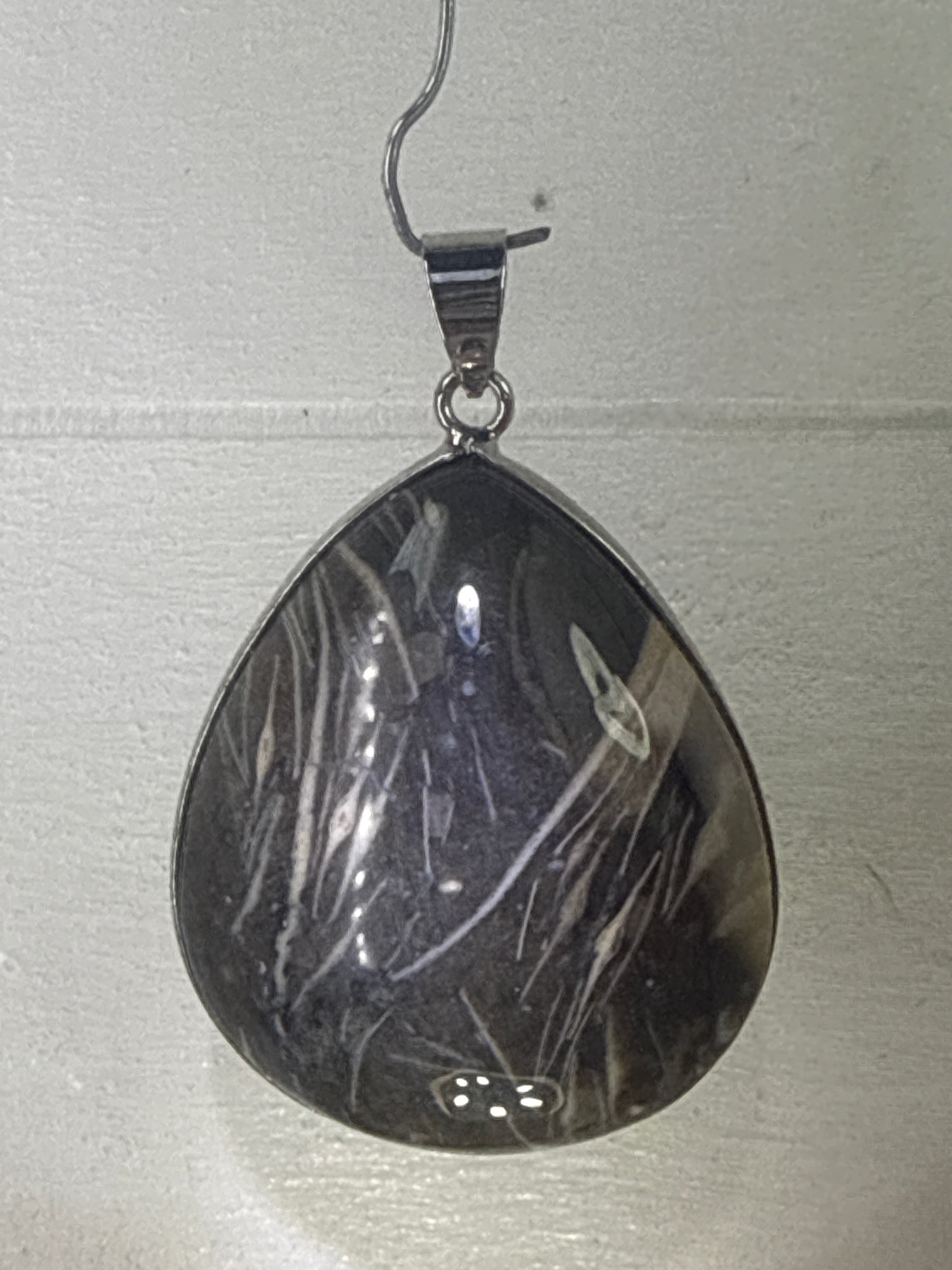 Feather Agate Pendant