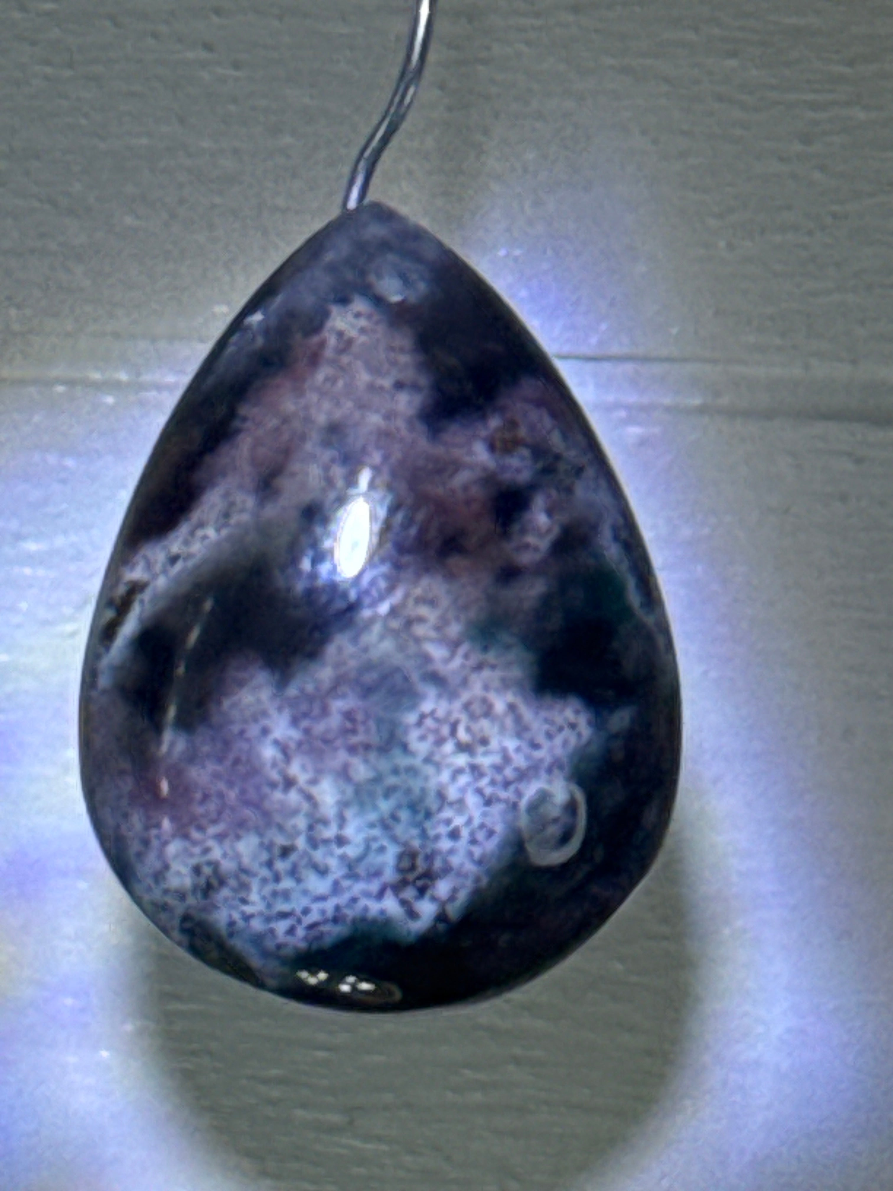 Ocean Jasper with Moss Agate Pendant