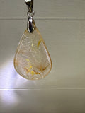 Gold Rutile Pendant