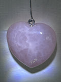 Rose Quartz Heart Peandant