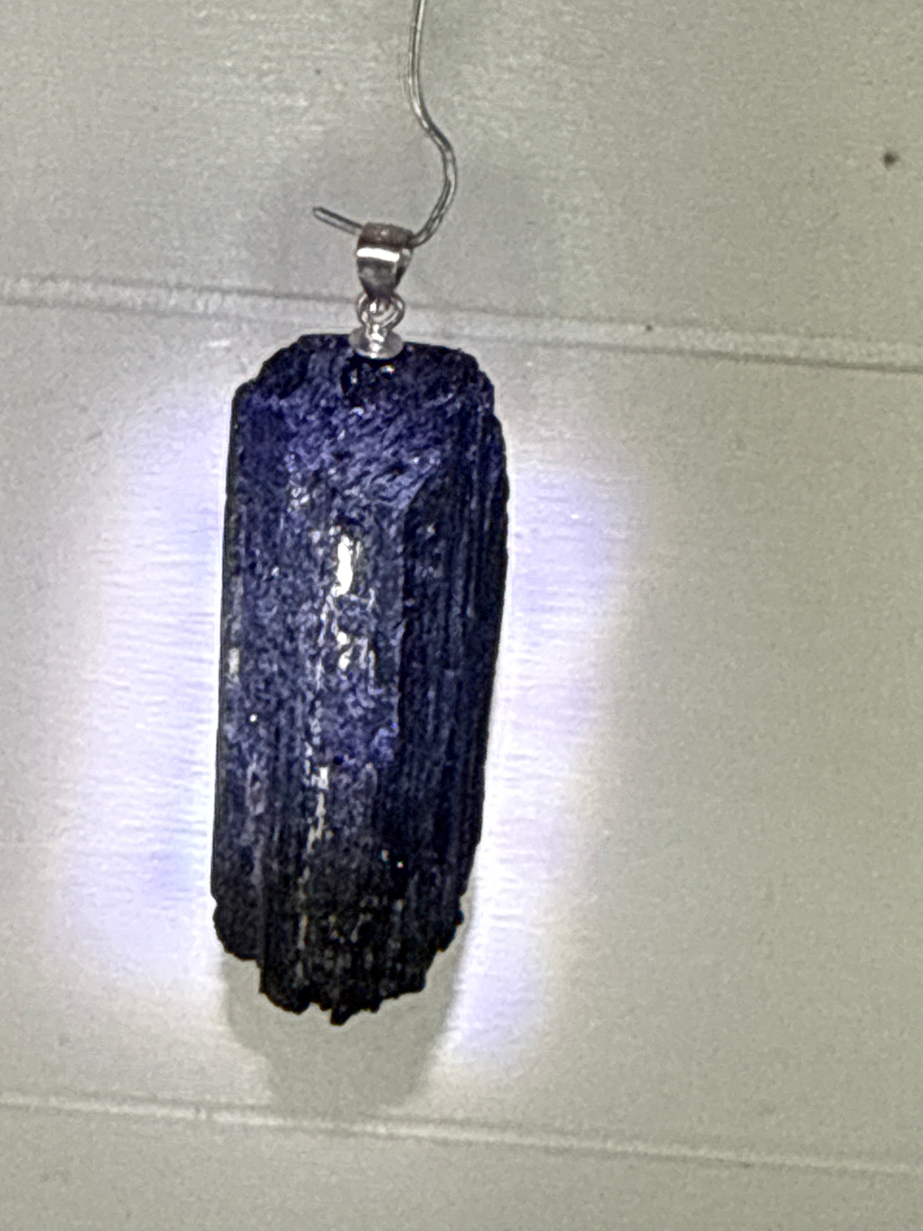 Raw Black Tourmaline Pendant