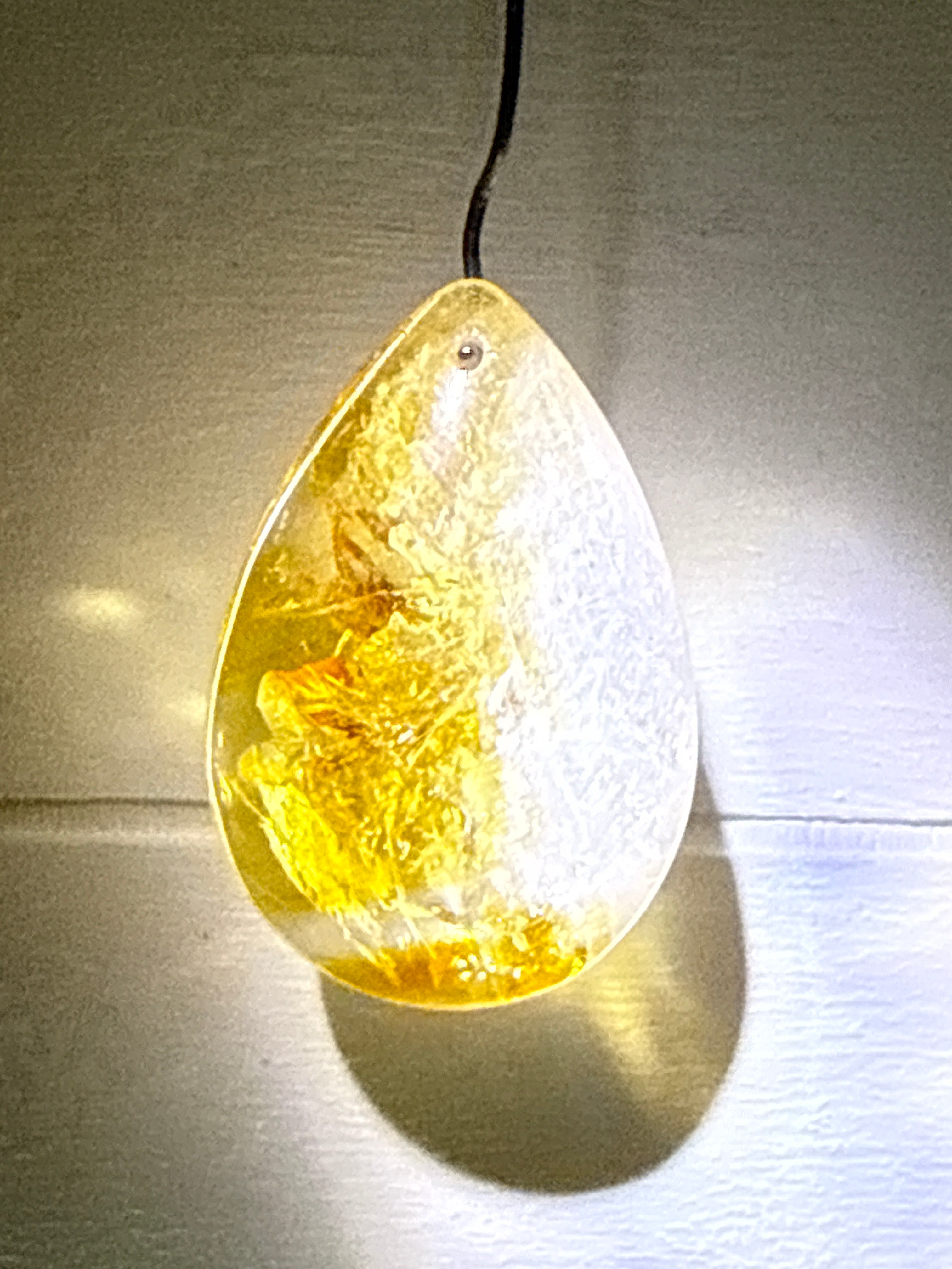 Heat Treated Amethyst Pendant