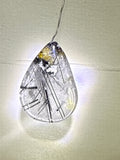 Black Tourmaline in Quartz Pendant with Golden Healer