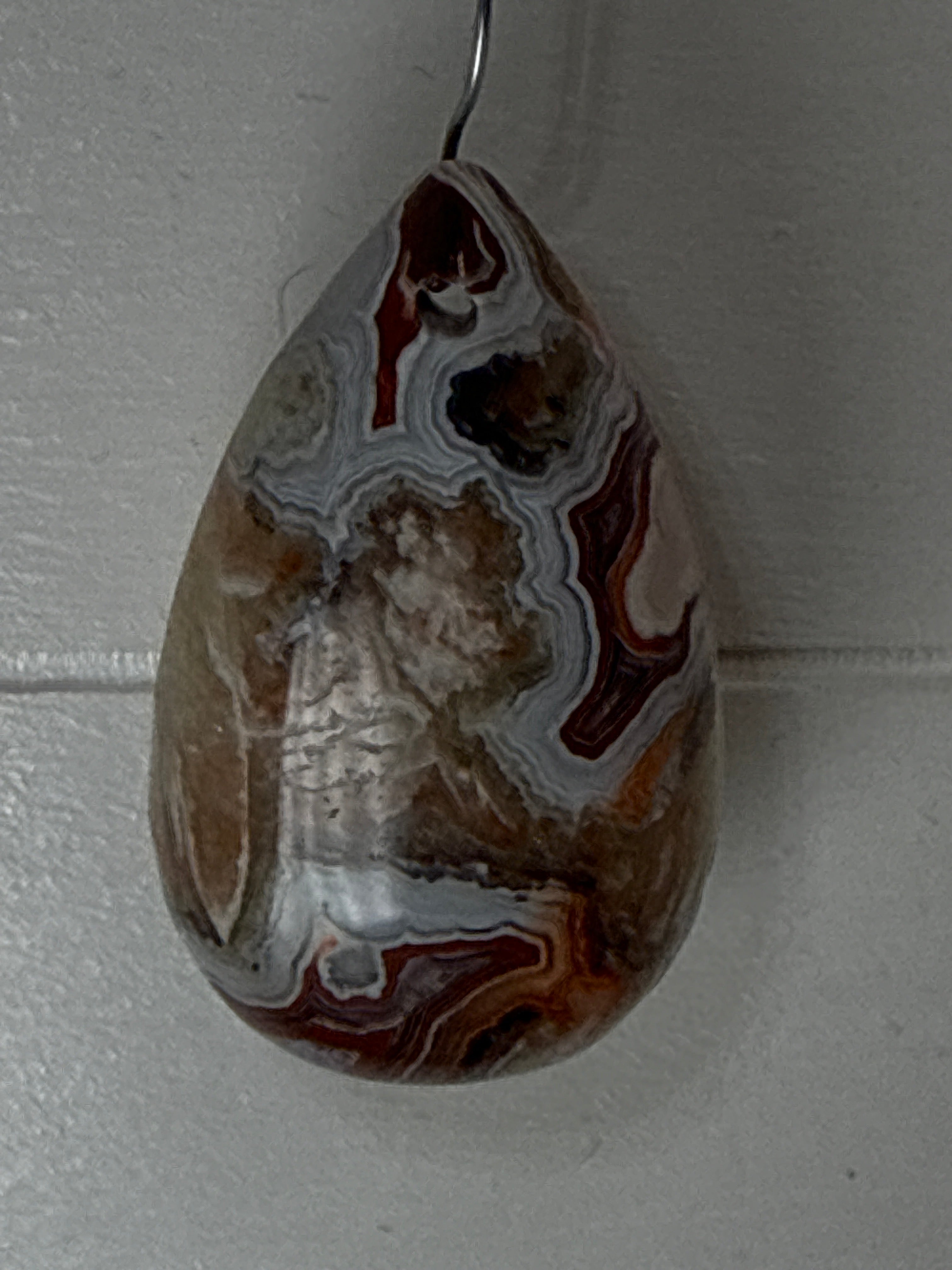 Mexican Lace Agate Pendant