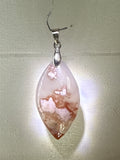 Flower Agate Pendant
