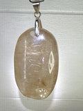 Gold Rutile in Smokey Quartz Pendant