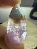 Amethyst with Mexican Lace Agate Pendant