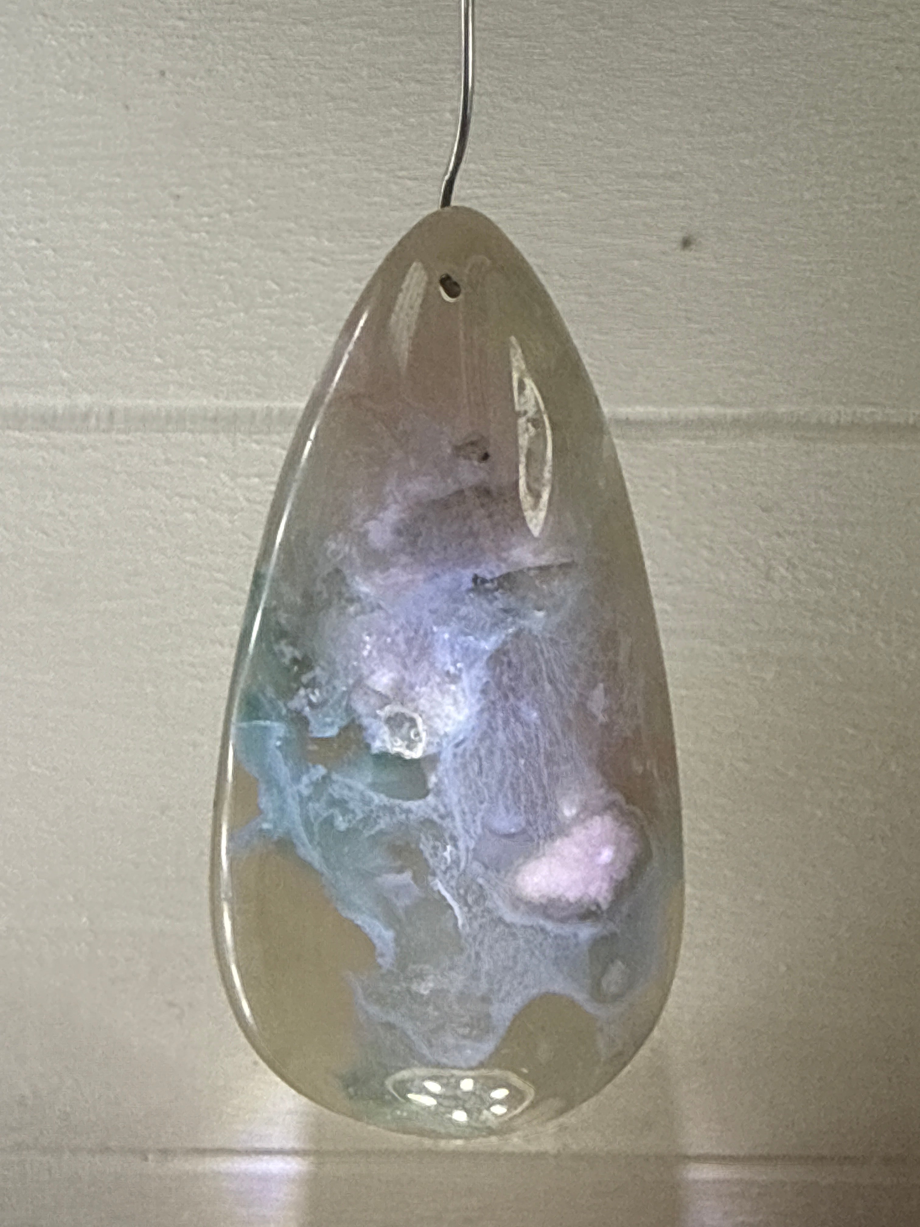 Flower Agate Pendant