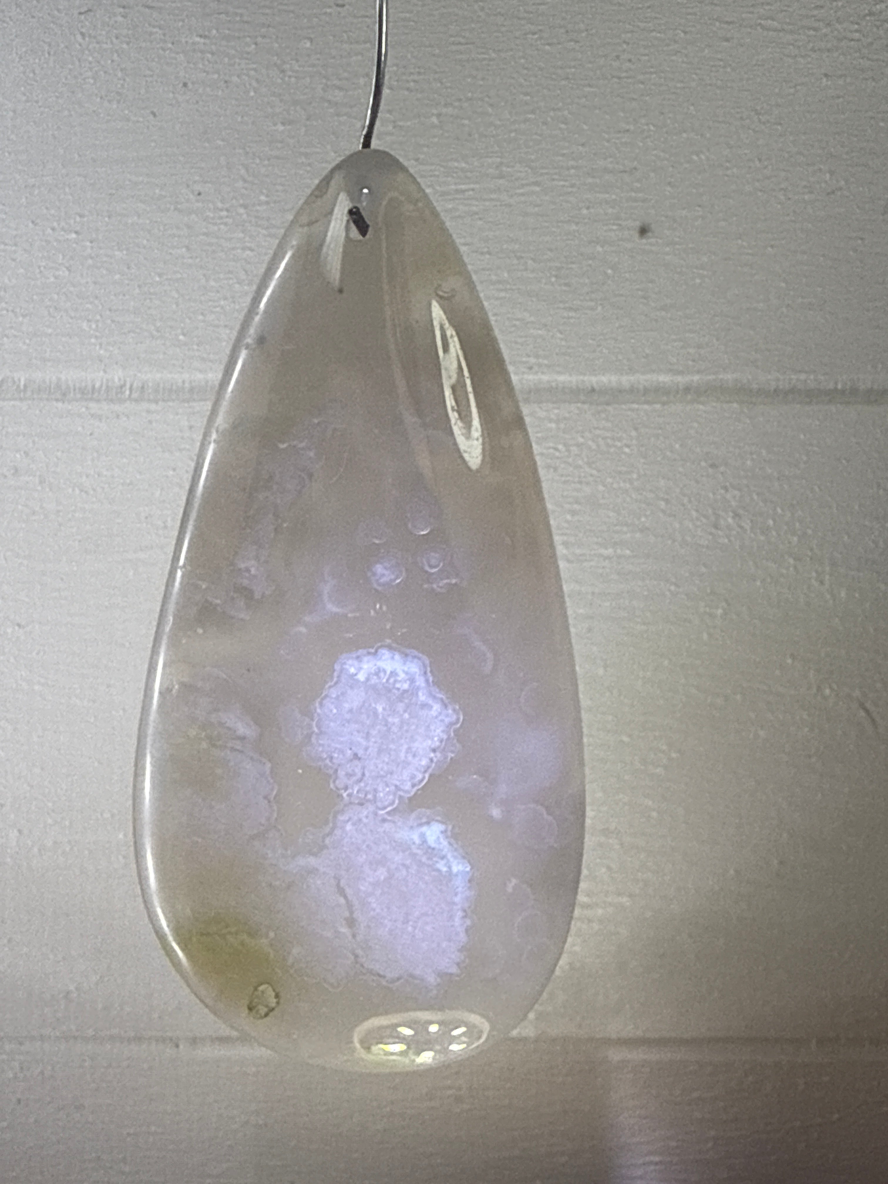 Flower Agate Pendant