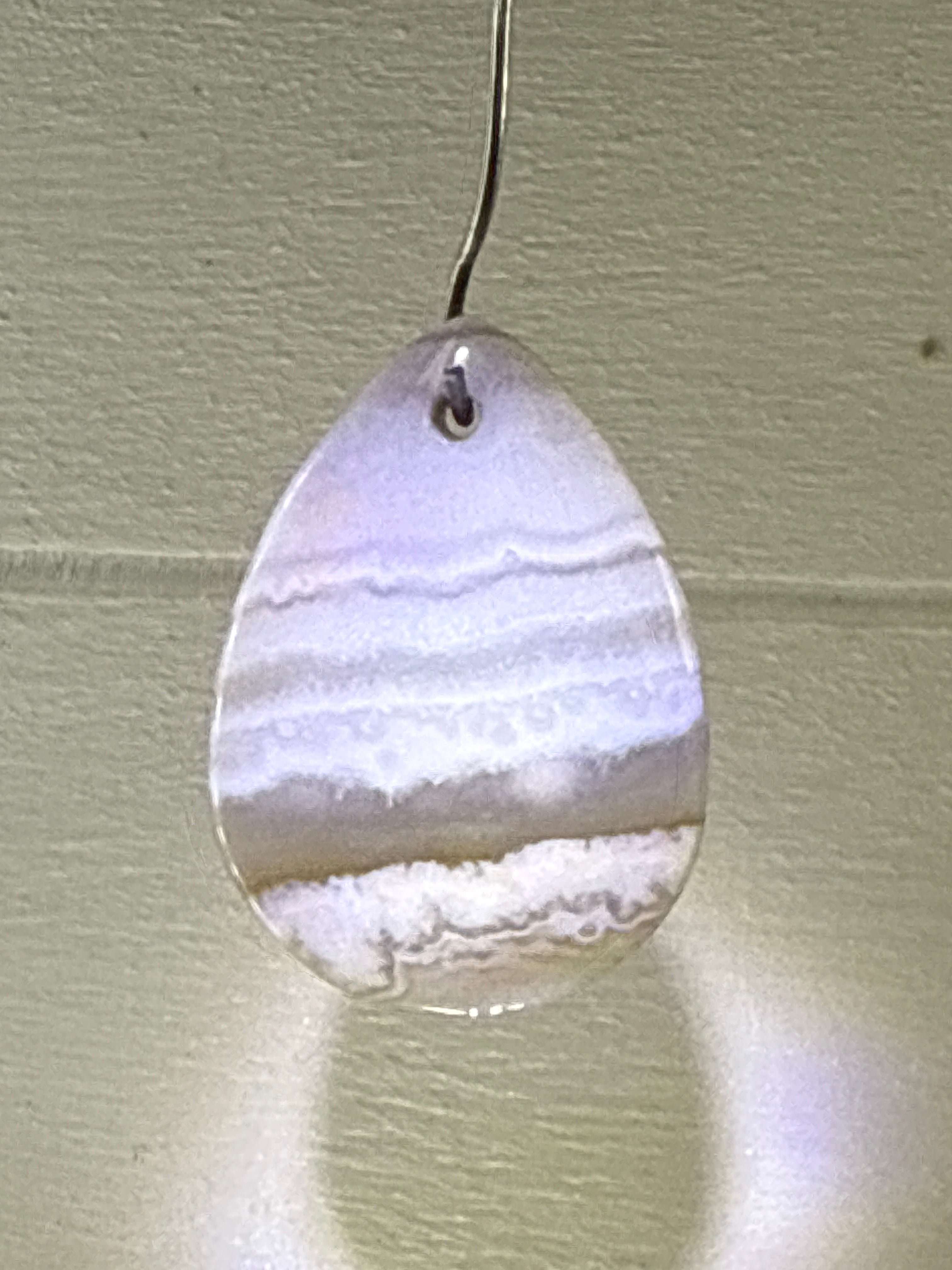 Mexican Lace Agate Pendant