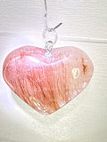 Red Rutile Heart Pendant