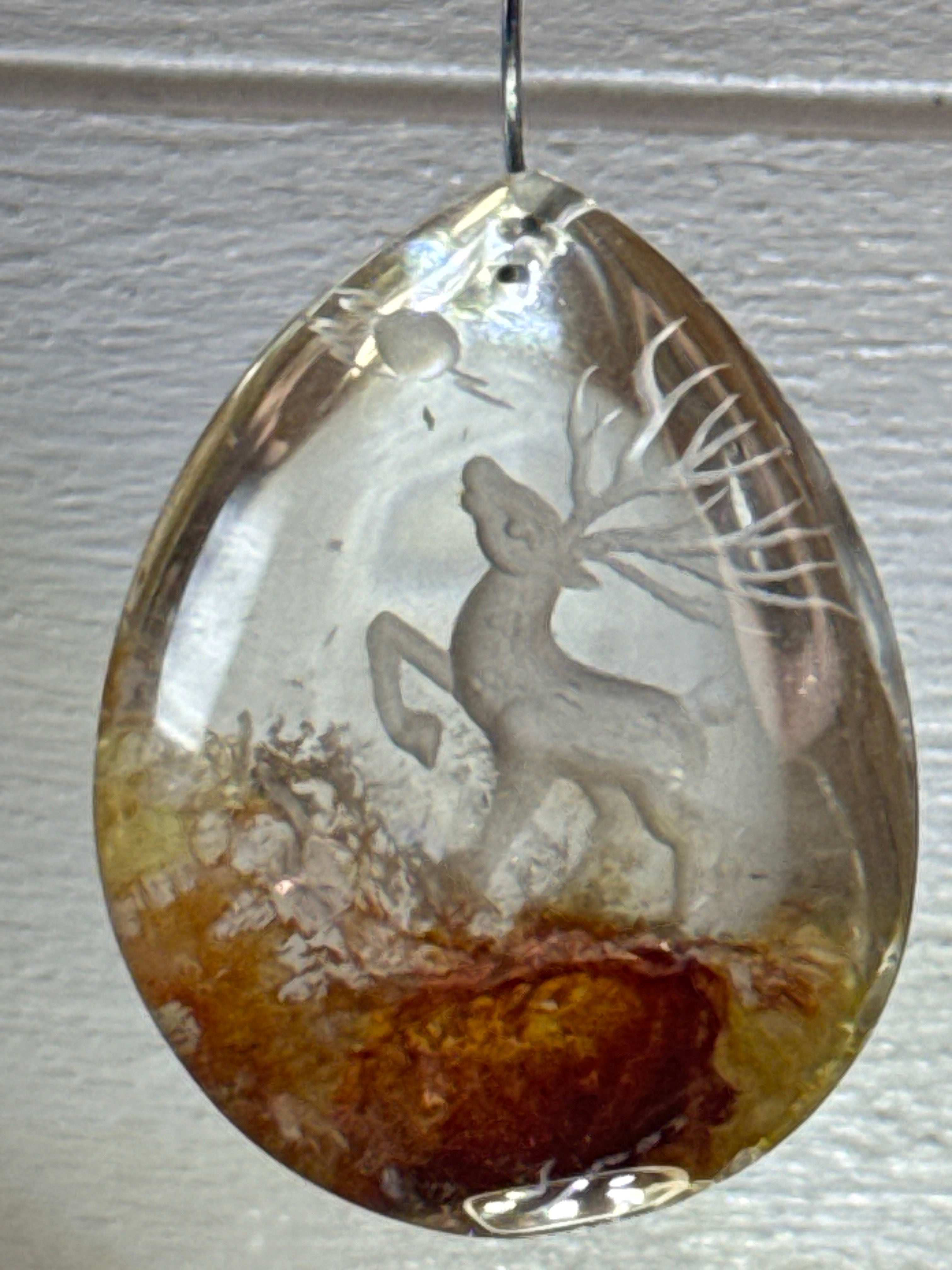 Carved Stag Pendant