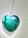 Malachite Heart Pendant