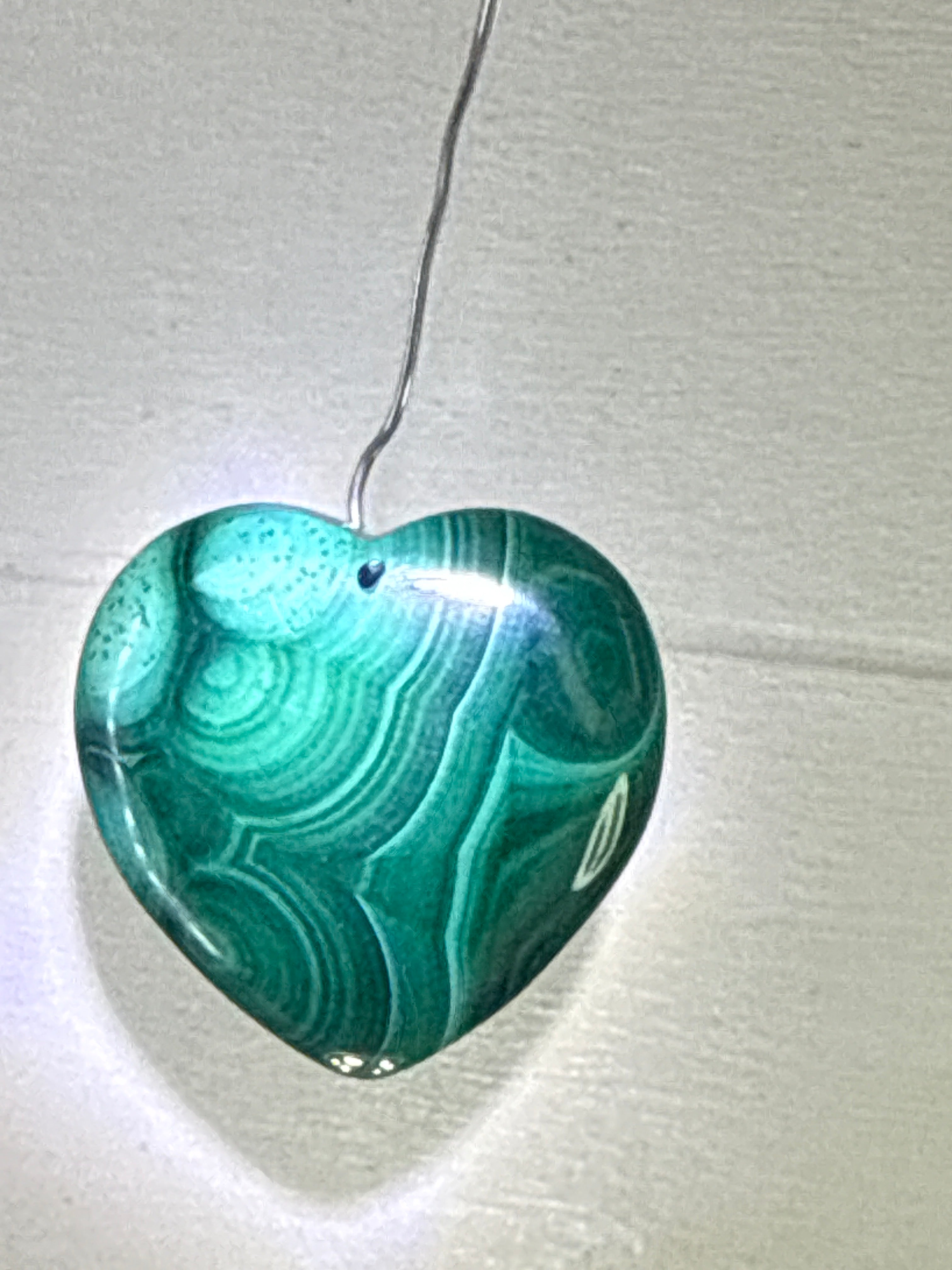 Malachite Heart Pendant