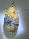Crazy Lace Agate Pendant