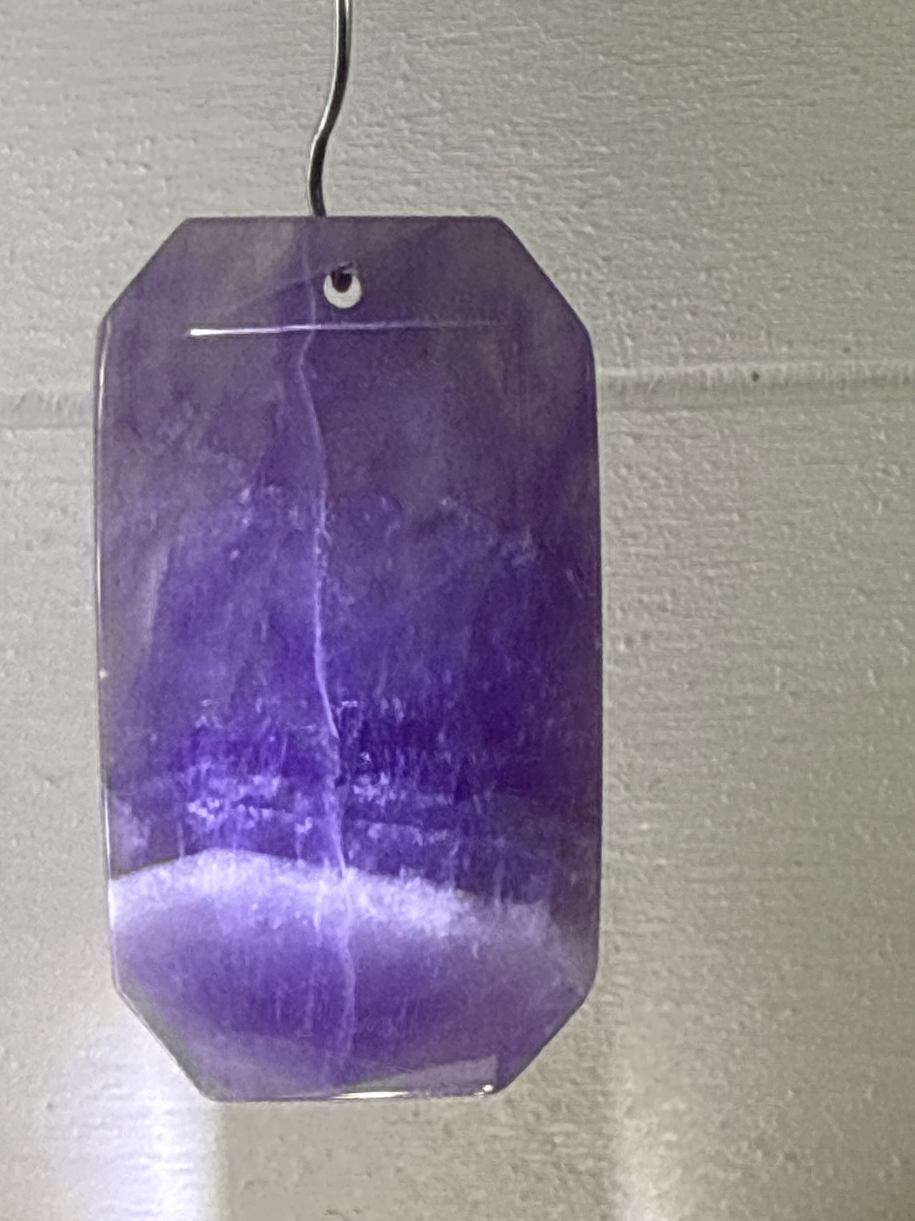 Faceted Dream Amethyst Pendant